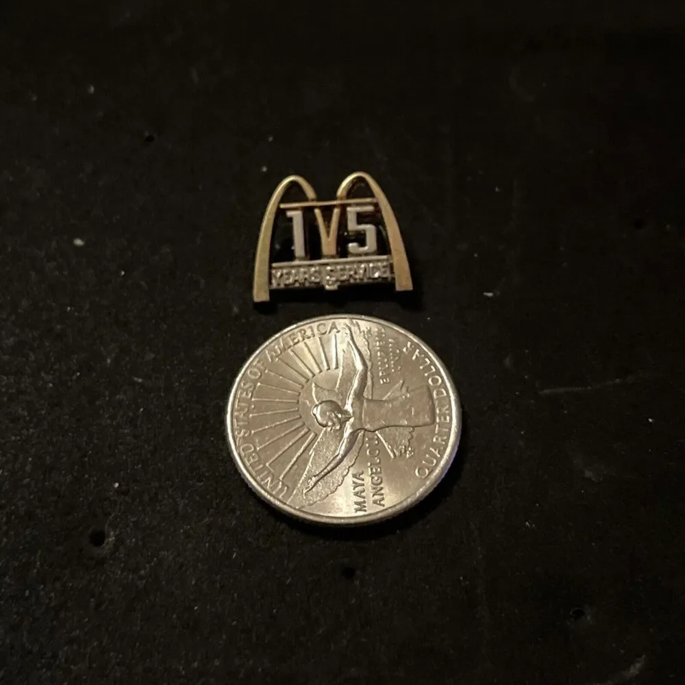 McDonald’s 15‎ Years Of Service Employee Lapel Hat Pin